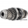 Differential drive shaft DQ250 02E DSG 6 with gears 24 teeth (D 73 mm) 23 teeth (D 64.25 mm) 22 teeth (D 86.05mm) and 18 teeth (D 69.85 mm)