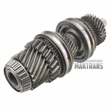 Differential drive shaft DQ250 02E DSG 6 with gears 29 teeth (D 71.55 mm) 28 teeth (D 63.80 mm) 22 teeth (D 85.90mm) and 21 teeth (D 71.90 mm)