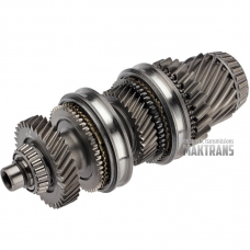 Differential drive shaft DQ250 02E DSG 6 with gears 34 teeth (D 81.90 mm) 33 teeth (D 73.25 mm) 22 teeth (D 85.90mm) and 20 teeth (D 68.50 mm)