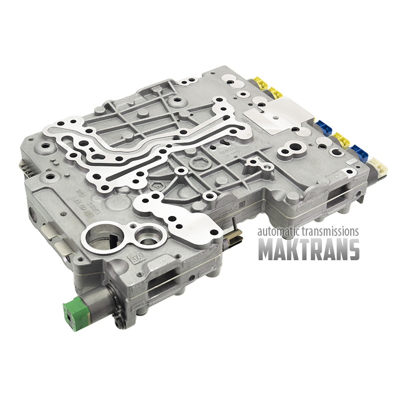 Valve body assembly with solenoids AUDI ZF 8HP55A 8HP65A [GEN2]  [electronic parking / separator plate A / B 188] - used, not inspected  1102427187 1102427186 1102327189 0501221286 0501221287 0501325143 0501219672 0501219672
