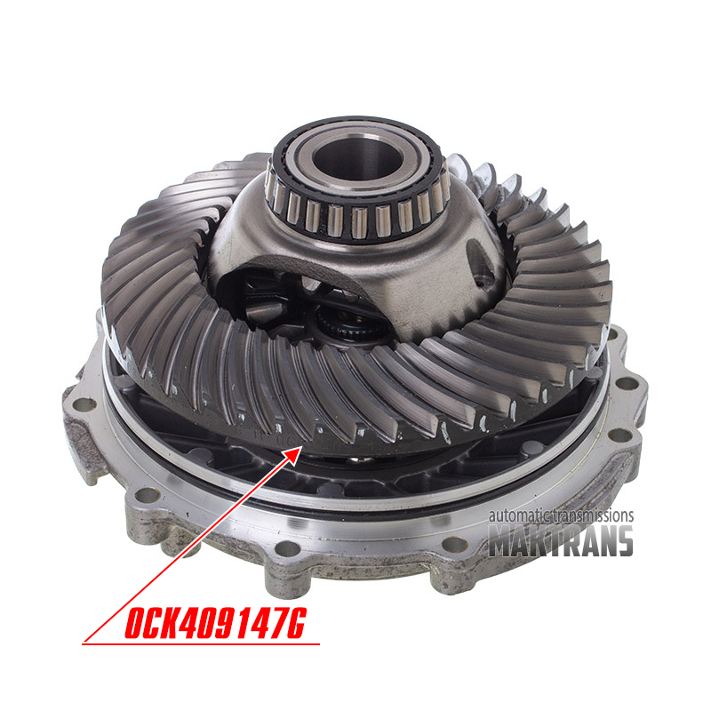 Main pair 42/14 complete with housing 0CK DL382-7 S-tronic — marking on differential gear 0CK409147G