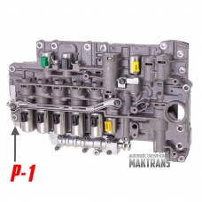 Valve body assembly with solenoids (refurbished) 0C8 TR-80SD - separator plate P-1