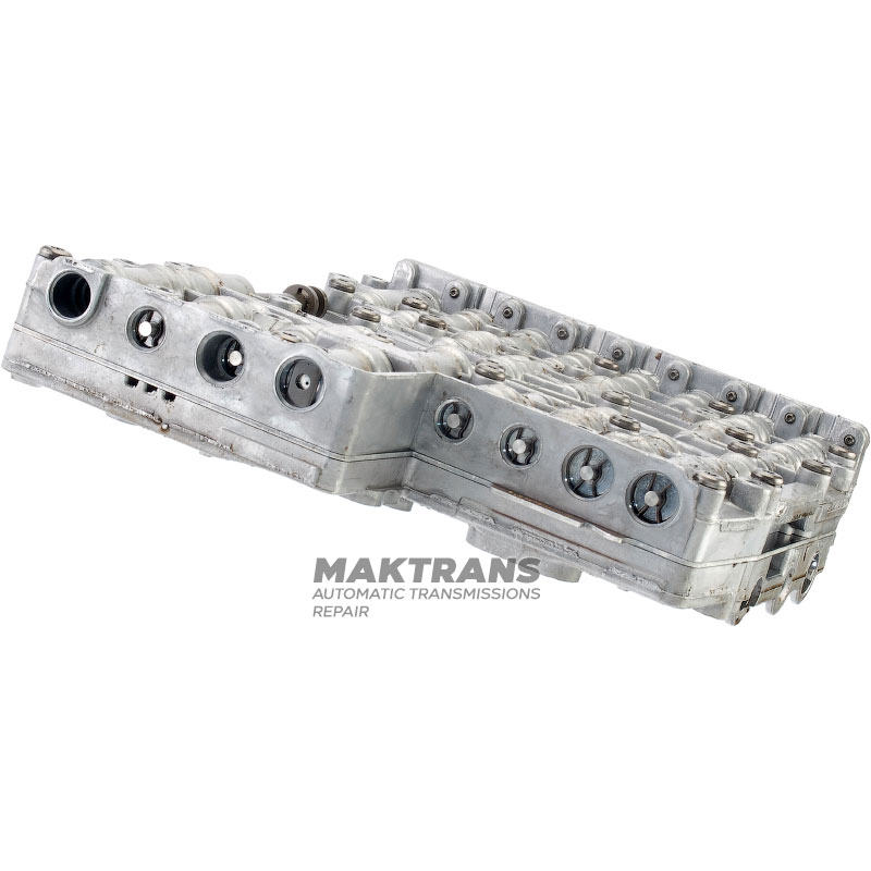 Valve body complete with solenoids 6R80 FORD (mechanical parking / separator plate FL3P-7Z490-AB) — used and inspected