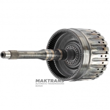 Input shaft with clutch drum E Clutch ZF 6HP26 ZF 6HP28 (total shaft height 308 mm, shaft diameter at the base 30 mm, 7 friction plates)
