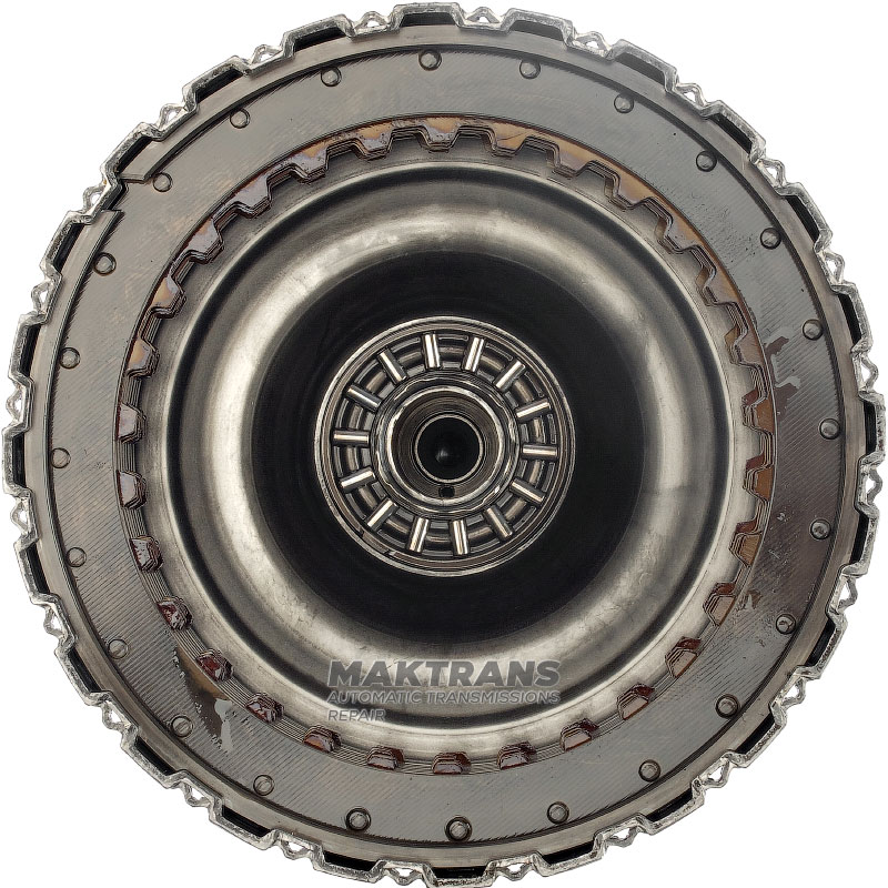 Input shaft with clutch drum E Clutch ZF 6HP26 ZF 6HP28 (total shaft height 308 mm, shaft diameter at the base 30 mm, 7 friction plates)