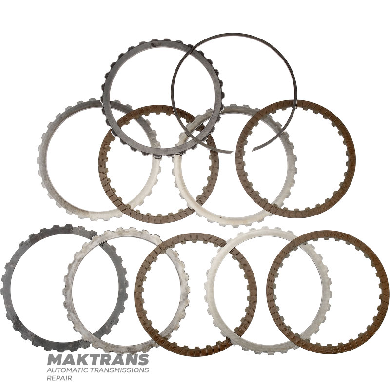 Drum A Clutch / Front Planetary Gear (4 Pinions) FORD 6R60 6R75 6R80 - 4 Friction Discs (Total Kit Thickness 21.35mm)