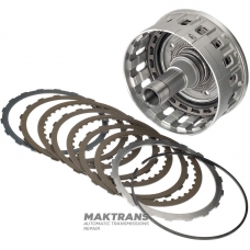 Oil Pump Hub, B1 Brake (Type1) Mercedes-Benz 722.9 R2202724224, A2202724224 - Overall Height 245mm (Stator Height (Front) 95mm), 3x3 Single-Way Friction Discs