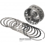 Oil Pump Hub, Drum B1 Brake (Type2) Mercedes-Benz 722.9 04-up - Overall Height 245mm, 4 Friction Discs