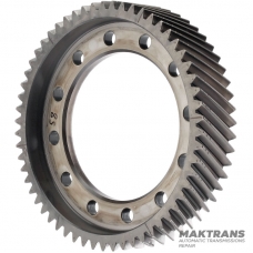Differential ring gear TF-60SN 09G, (58 teeth, 2 notches, outer diameter 196 mm)