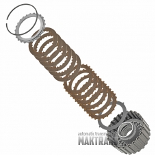 Drum K3 automatic transmission 722.9 assembly A2202706228 04-up (height 60 mm, diameter 129 mm, 6 friction plates)