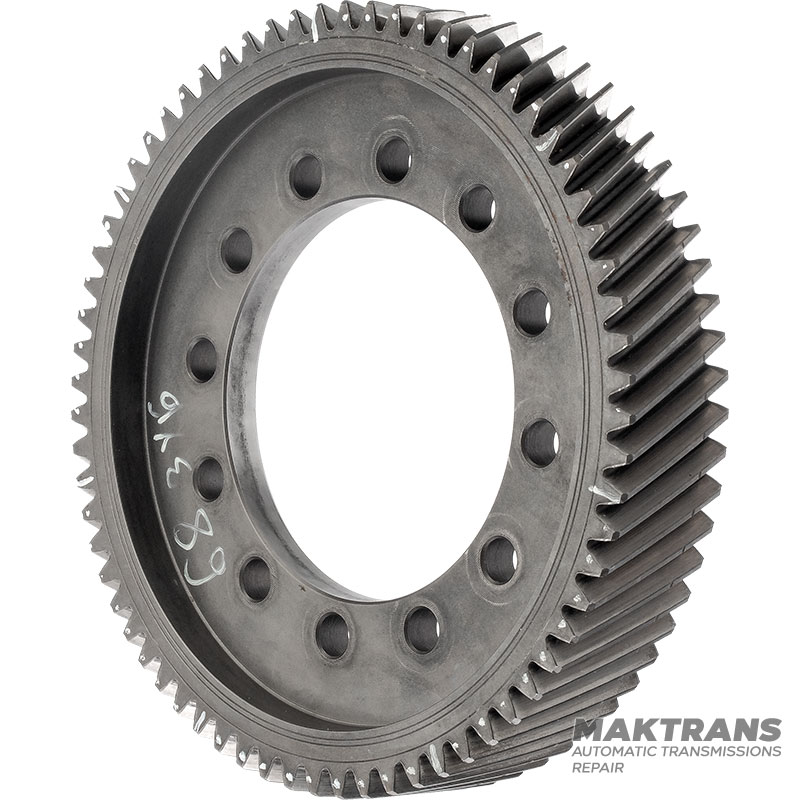 Differential helical gear (68 teeth, 12 fixing bolts, outer diameter 199.75 mm) 4hp16