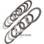 Steel and friction disc set 4-5-6 Clutch 6T70E, 6T75E, 6F50, 6F55 - 6 friction discs (total thickness of the set 24.25 mm / 26.85 mm)