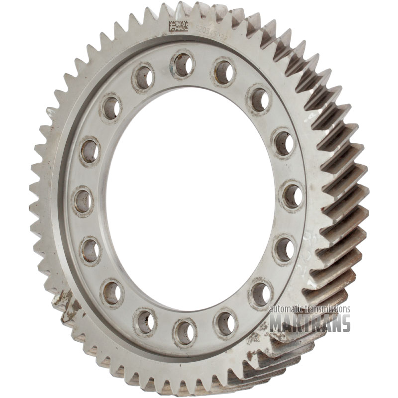 Differential ring gear 6T70 6T75 (OD 208 mm, 57T, 1 marks, TH 32 mm, 16 mounting holes)