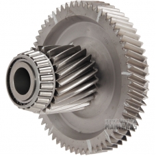Primary gearset intermediate shaft ZF 9HP48 948TE 04800943AA  with drive gears (driven gear 63T D167.80 mm and drive pinion 22T D72.40 mm.)