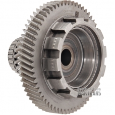 Primary gearset intermediate shaft ZF 9HP48 948TE 04800943AA  with drive gears (driven gear 63T D167.80 mm and drive pinion 22T D72.40 mm.)