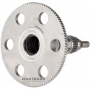 Output shaft 2WD for automatic transmission 4L40E, 5L40E, 5L50E — total height 175 mm, 24 teeth (ext.Ø 30.50 mm)