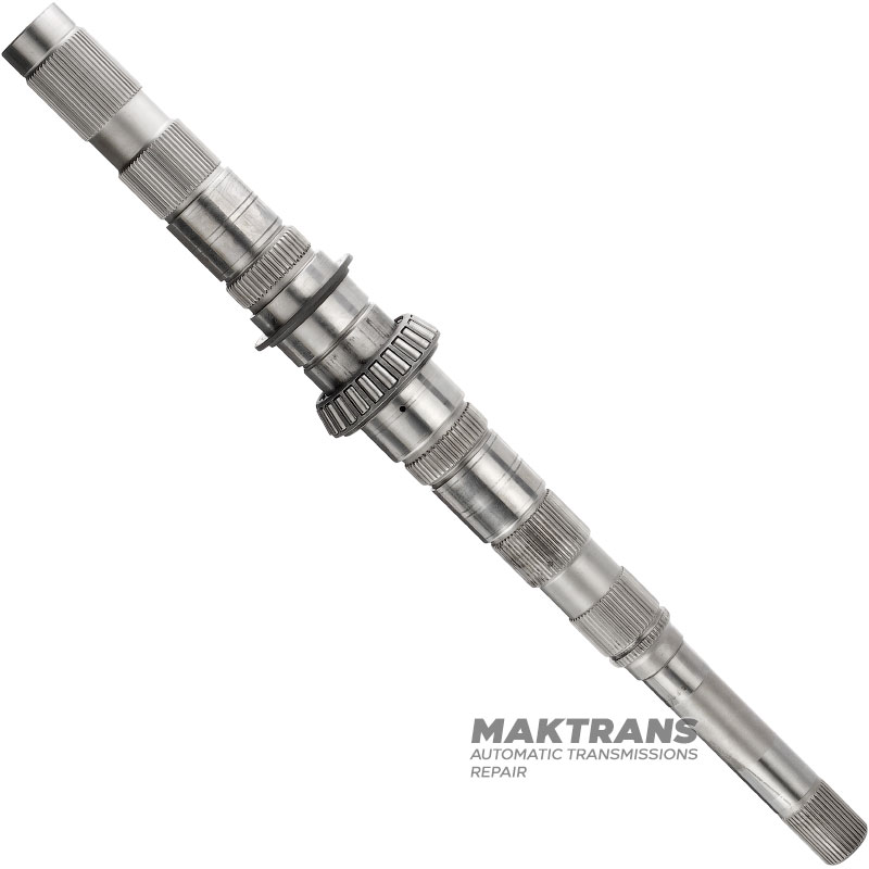 Output shaft VAG DSG DL501 0B5 - 0B5307215P, shaft length 587 mm, with needle bearing on the end part