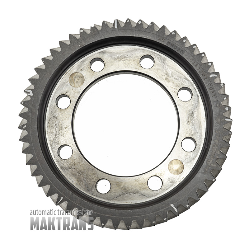 Differential helical gear (53T, OD183mm, 33.20mm, 8 mounting holes)