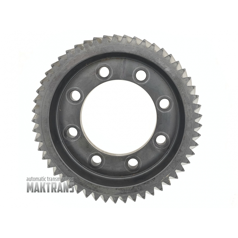 Differential helical gear (53T, OD193mm, 39mm, 8 mounting holes)