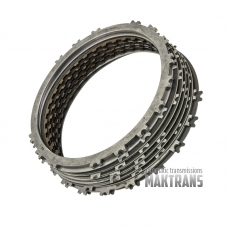 Set of steel and friction plates Low / Reverse Clutch A6GF1 [total set thickness 20.60 mm, 5 friction discs]