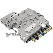 Valve body regenerated 6HP19A 6HP26A GEN1 M-shift [1068427182 1068427181, separator plate A052] with solenoids [5 yellow / 1 blue / 1 black 1068298045] 