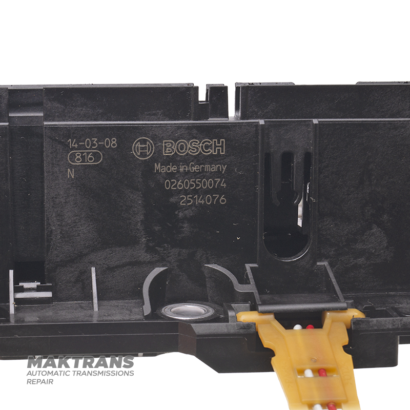 Electronic control unit (ECU) ZF 8HP70 DODGE CHARGER R/T, 2017, 5.7L V8 HEMI MDS VVT (EZH)  BOSCH S/N: 0260550074, CHRYSLER S/N 68317716AE  (not zeroed)