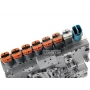 Valve body [remanufactured] ZF 8HPxx [HIS] M-SHIFT AUDI  7 solenoids [6 orange; 1 white; 1 plug]  separator plate [A / B 071] - 1087327221, top plate - 1087427177, bottom plate - 1087427124