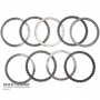 Steel and friction disc set 3-5-R Clutch GM 6T70, 6T75 / FORD 6F50, 6F55 — (4 friction discs, total thickness of the set 25.50 mm), 7T4Z-7B442-B, 7T4Z-7B164-D, 7T4Z-7B066-C, 7T4Z-7E085-B, 7T4Z-7D483-D