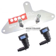 Adapter for connecting additional cooling and filtering ZF 9HP48 - Range Rover evogue  Land rover Discovery sport