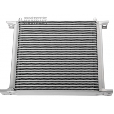Universal oil cooler 29-row, thread pitch 9/16"x18 Fitting AN6