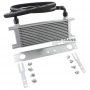 Universal oil radiator 12-row thread pitch 3/4"x16 Fitting AN8 Complete with fastening, fittings and hose for connection.