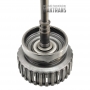 Input shaft [empty, without friction plates] Mercedes-Benz 722.6  [total height 359 mm, drum for 5 friction plates, 90 teeth on ring gear]
