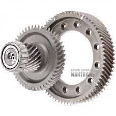 Differential primary gearset [20  73] TOYOTA U760E U760F  [differential helical gear 73 [OD 207 mm], intermediate shaft 20T [OD 61 mm] \ 46T [OD 141 mm]
