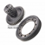 Differential primary gearset [19 \ 74] TOYOTA U760E U760F  [diff helical gear 74 teeth [Ø 210.60 mm], intermediate shaft 19 [Ø 59.10 mm] \ 46 teeth [Ø141.95 mm]