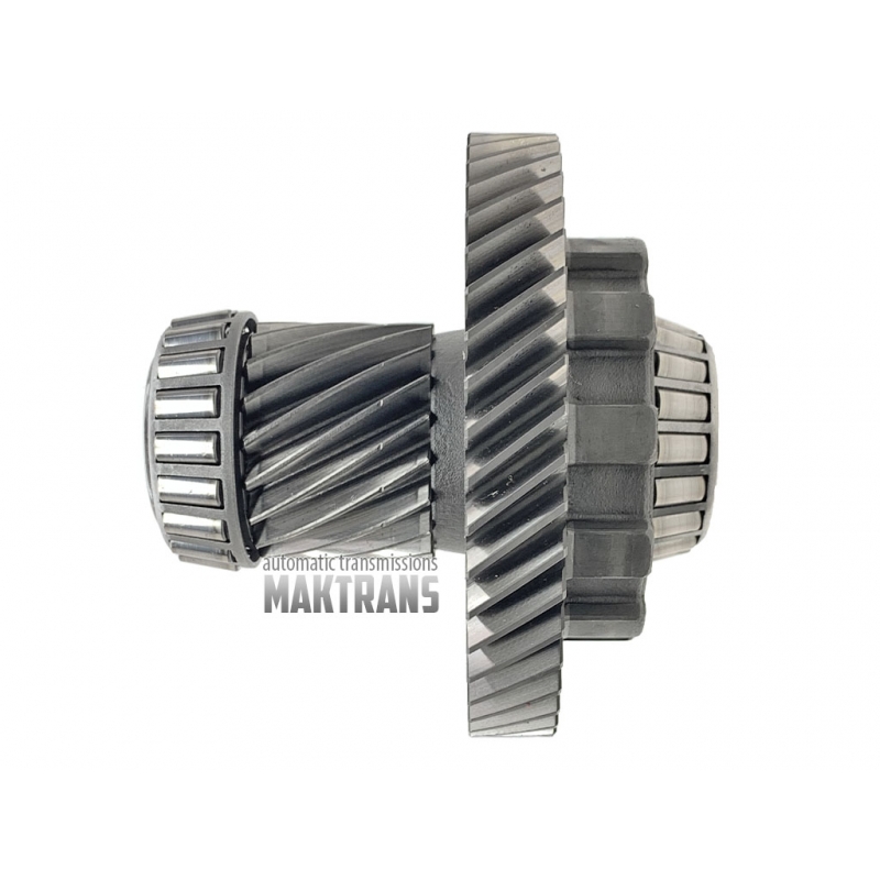Differential primary gearset [18 \ 75] TOYOTA U760E U760F  [diff helical gear 75 teeth [Ø 213.20 mm], intermediate shaft 18 [Ø 56.50 mm] \ 46 teeth [Ø141.95 mm]