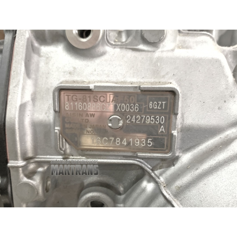 Transmission assembly [new] FWD TG81-SC  AF50 [24279530 24279372 24272607 24279530 4BA050]