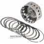 Oil pump hub, drum B1 Brake Mercedes-Benz 722.9 - R2202724224, overall height 250 mm, complete with B1 Brake 3x3 friction discs