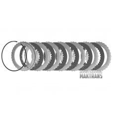 Friction and steel plate kit D Clutch FORD 10R60  [6 friction plates, pack thickness 25.25mm]
