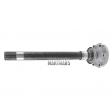 Axle shaft with flange [left] TRMRC DCT TR-9080  [total height 417 mm , 43 splines (Ø 34.70 mm), 6 flange mounting holes]
