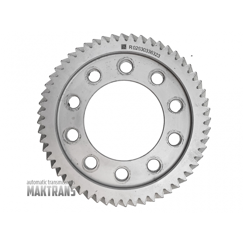 Differential helical gear GM CVT VT40 250CVT  [10 mounting holes, 56 teeth, outer diameter - 180.60 mm, , no notches]
