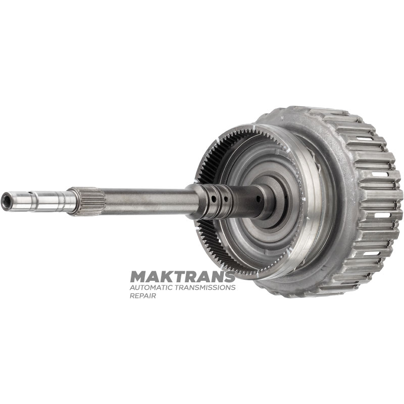 Input shaft with drum K2 MERCEDES-BENZ 722.6 [total shaft length 378 mm, 90 teeth on the ring gear, 6 friction plates]