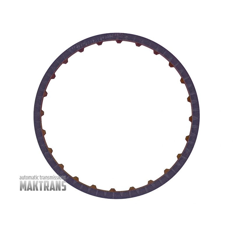 Friction and steel plate kit B1 Brake (2nd & 7th) Aisin Warner TR-80SD VAG 0C8  [total thickness 18.75 mm, 4 friction plates]