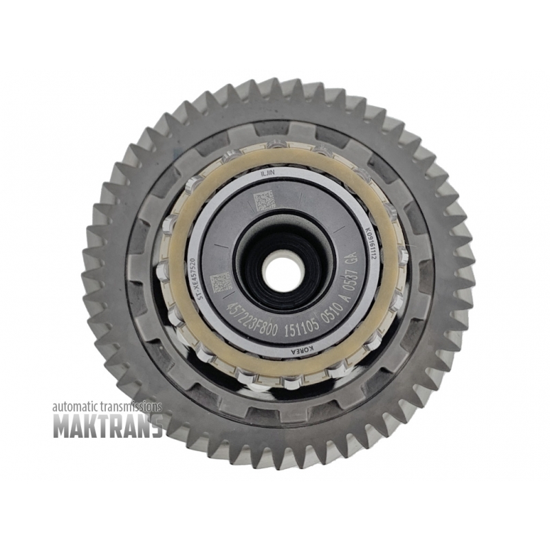 Differential intermediate shaft Hyundai / KIA A6MF2 [GEN2]  457203F800 457223F800 [overall height 144 mm , drive gear 17T (2N) o. Ø 67.65 mm , driven gear 53T (1N) o. Ø 142.70 mm]