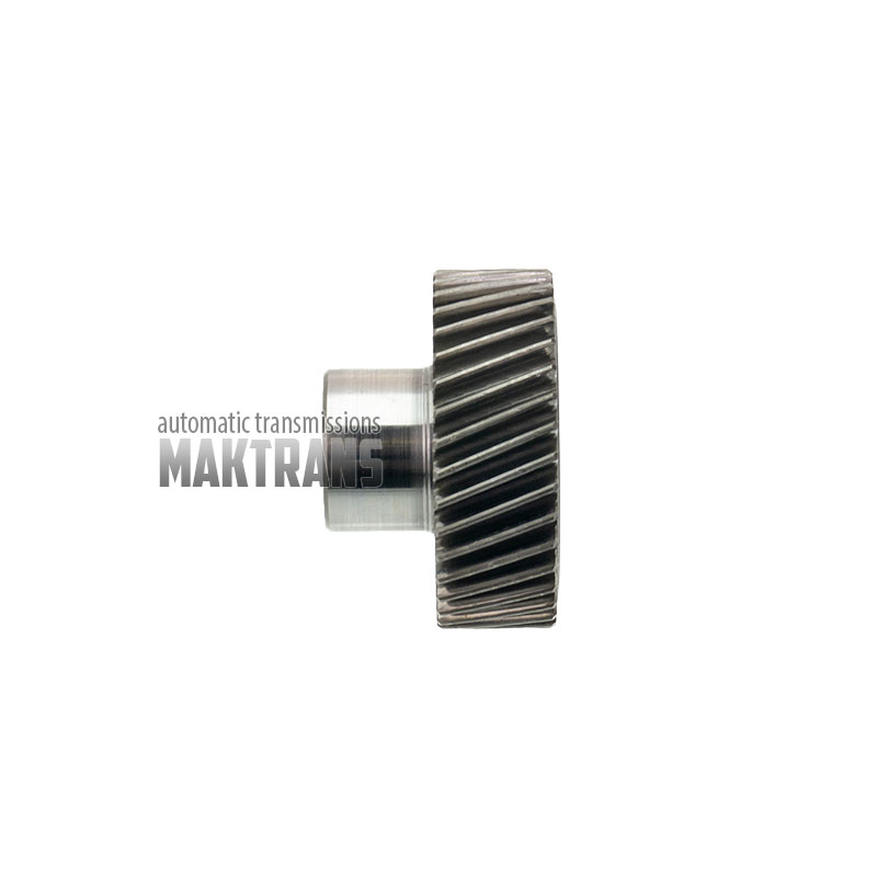 Rear planetary sun gear DOODGE / CHTYSLER 42RLE  [25 splines, 38 teeth, OD 60.80 mm]Overall height - 39 mm; Number of teeth - 38 pieces; Gear outer diameter - 60.80 mm; Gear width - 20.50 mm; The number of slots on the inside - 25 pieces;