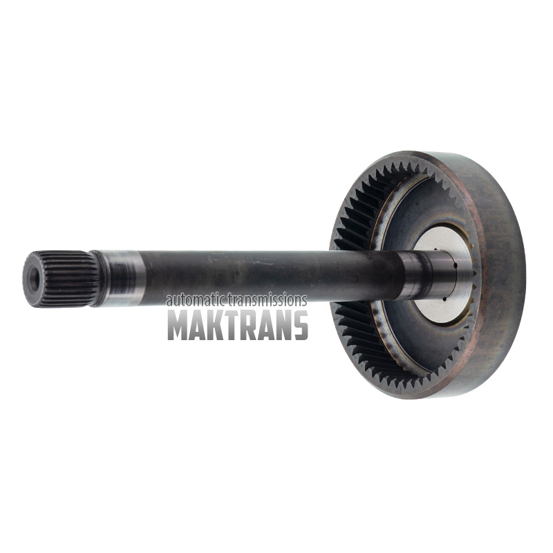 Rear planetary output shaft and ring gear GM 4L80E [total shaft height 258 mm, 54 teeth, 30 splines (Ø 24.80 mm)]