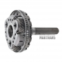 Output shaft [total shaft height 265 mm] and planetary No.4 [3 pinion gears] GENERAL MOTORS 10L90 [3 satellites (31 teeth), 32 splines (outer Ø 34.85 m), spline length 136 mm]