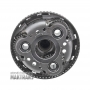 Output shaft [total shaft height 265 mm] and planetary No.4 [3 pinion gears] GENERAL MOTORS 10L90 [3 satellites (31 teeth), 32 splines (outer Ø 34.85 m), spline length 136 mm]