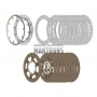Transfer case clutch steel and friction plate kit ATC13-1  SP03568 [total thickness of the kit 31.85 mm, 9 friction plates, 10 steel plates, 1 thrust and return spring]