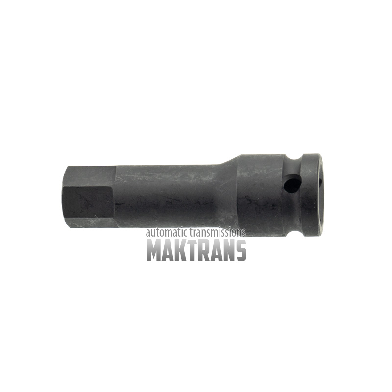 Hexagon socket (16.90 mm  1/2) for removing / installing the oil level filler pipe  Aisin Warner TF-80SC (AWD) TF-80SD (AWD) TF-81SC TG-81SC (AWD)  30713218