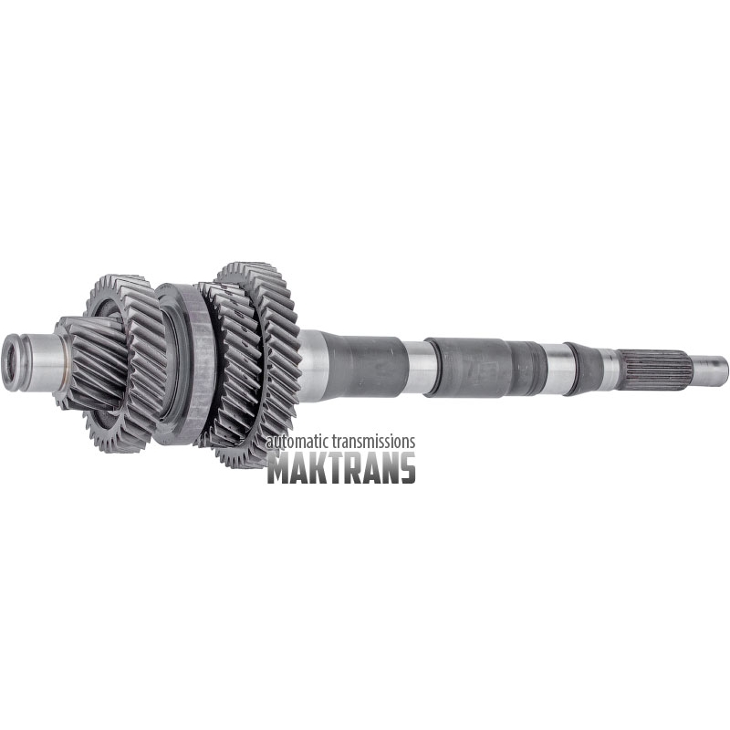 Input shaft K1 DQ200 0AM DSG7 – 17 teeth (ext. Ø 40.45 mm), gears 34, 32, 44 teeth